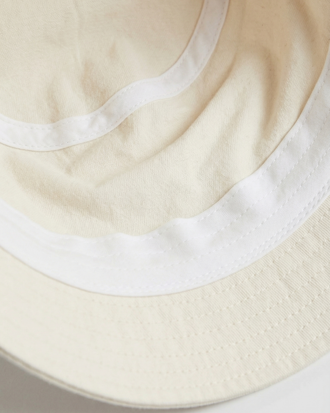 AyuboOne Bucket Hat | Minimalist Cream Cotton